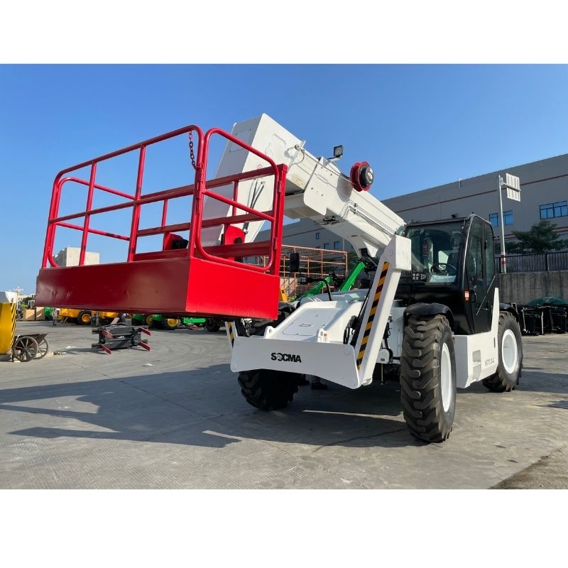 Chariot télescopique SOCMA HNT7510-4Z de 7,5 tonnes et 10 mètres pour la construction et l'exploitation minière