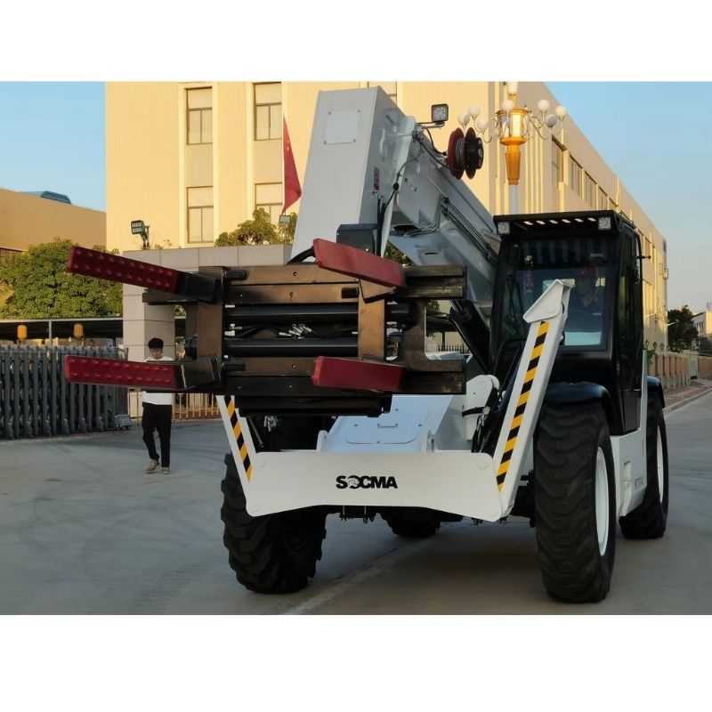 Chariot télescopique SOCMA HNT7510-4Z de 7,5 tonnes et 10 mètres pour la construction et l'exploitation minière