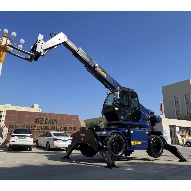Chariot télescopique rotatif SOCMA HNTR4015-4Z de 4 tonnes et 15 mètres pour la construction et l'usage industriel
