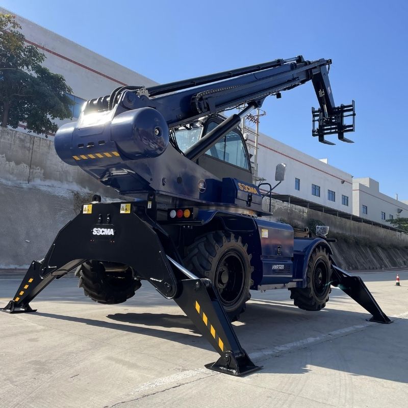 Chariot télescopique rotatif SOCMA HNTR4015-4Z de 4 tonnes et 15 mètres pour la construction et l'usage industriel