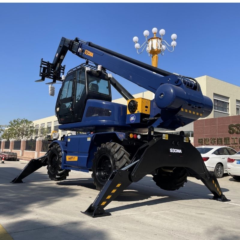 Chariot télescopique rotatif SOCMA HNTR4015-4Z de 4 tonnes et 15 mètres pour la construction et l'usage industriel